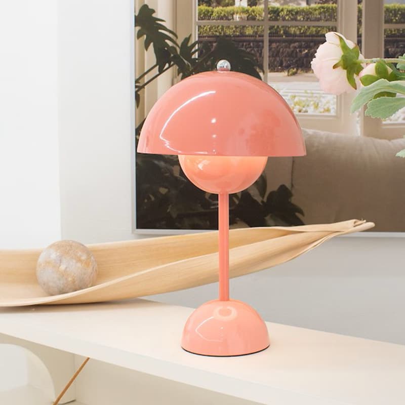 Mushroom Table Lamp USB Rechargeable Creative Study Restaurant Lighting Night Light Premium Decorative Bedroom Bedside Lamp