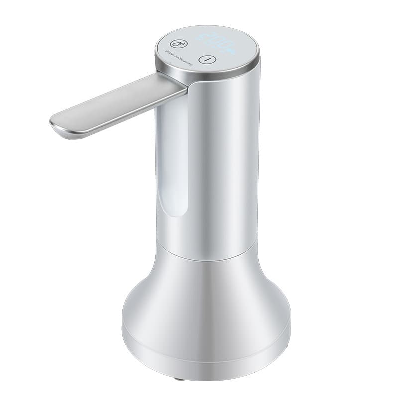 Water Pump Foldable Water Dispenser with Quantitative Dispensing, Touch Display, Electric Rechargeable Automatic Drinking Water Pump for Bottled Water