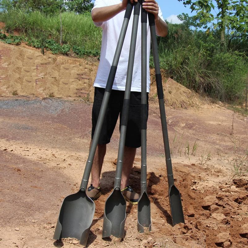 Luoyang Shovel for Digging Holes and Tunnels, Iron Shovel for Soil Extraction, Gardening and Outdoor Digging and Trenching Tool