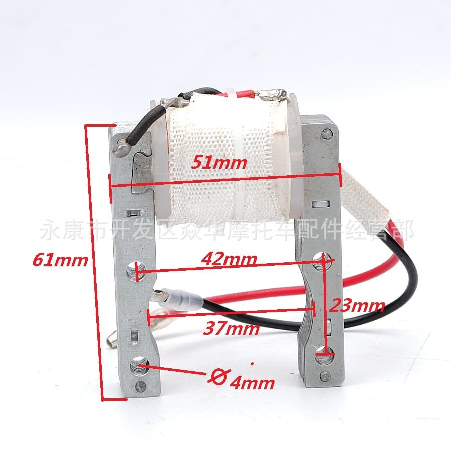 Ignition Coil + High-Voltage Pack 49-80CC Generator Stator Universal Mini Modified Bicycle Engine Accessory