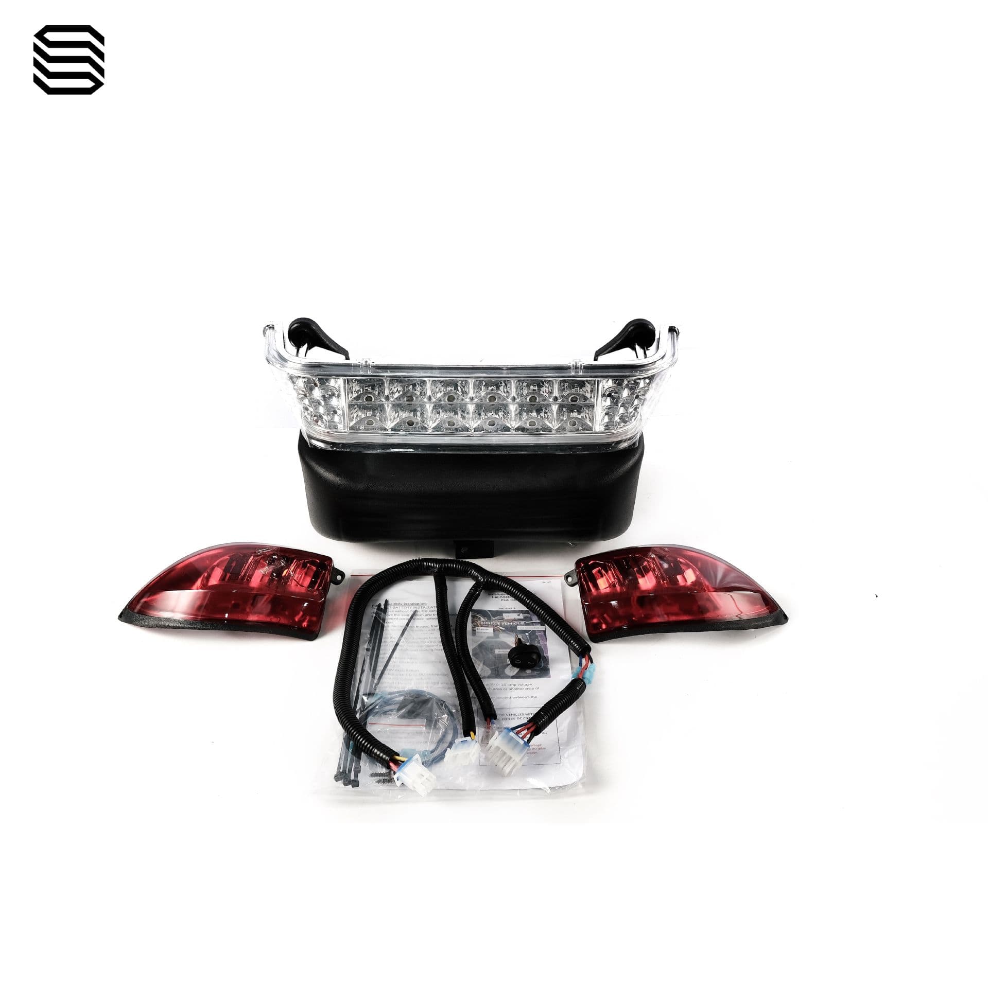 Golf Cart Accessories Front and Rear LED Headlight Turn Signal Kit for EZGO ClubCar YAMAHA