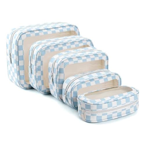 Cross-border PVC transparent small square bag Makeup storage bag PVC waterproof travel toiletry bag PVC transparent small square bag