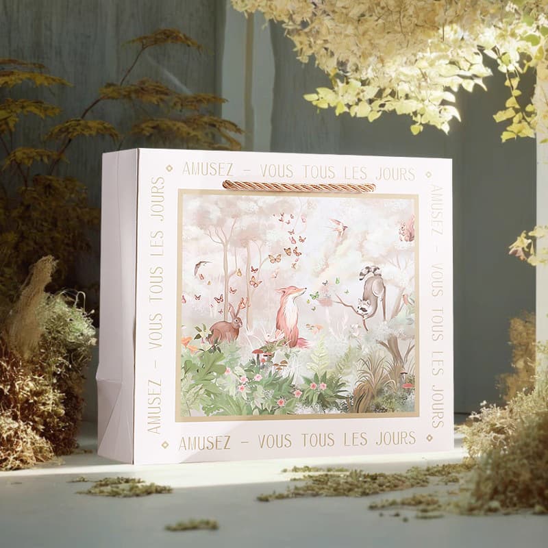 [Special Price] French Luxury Vintage Gift Bag Clothing Bag Gift Packaging Bag Valentine's Day Gift Paper Bag