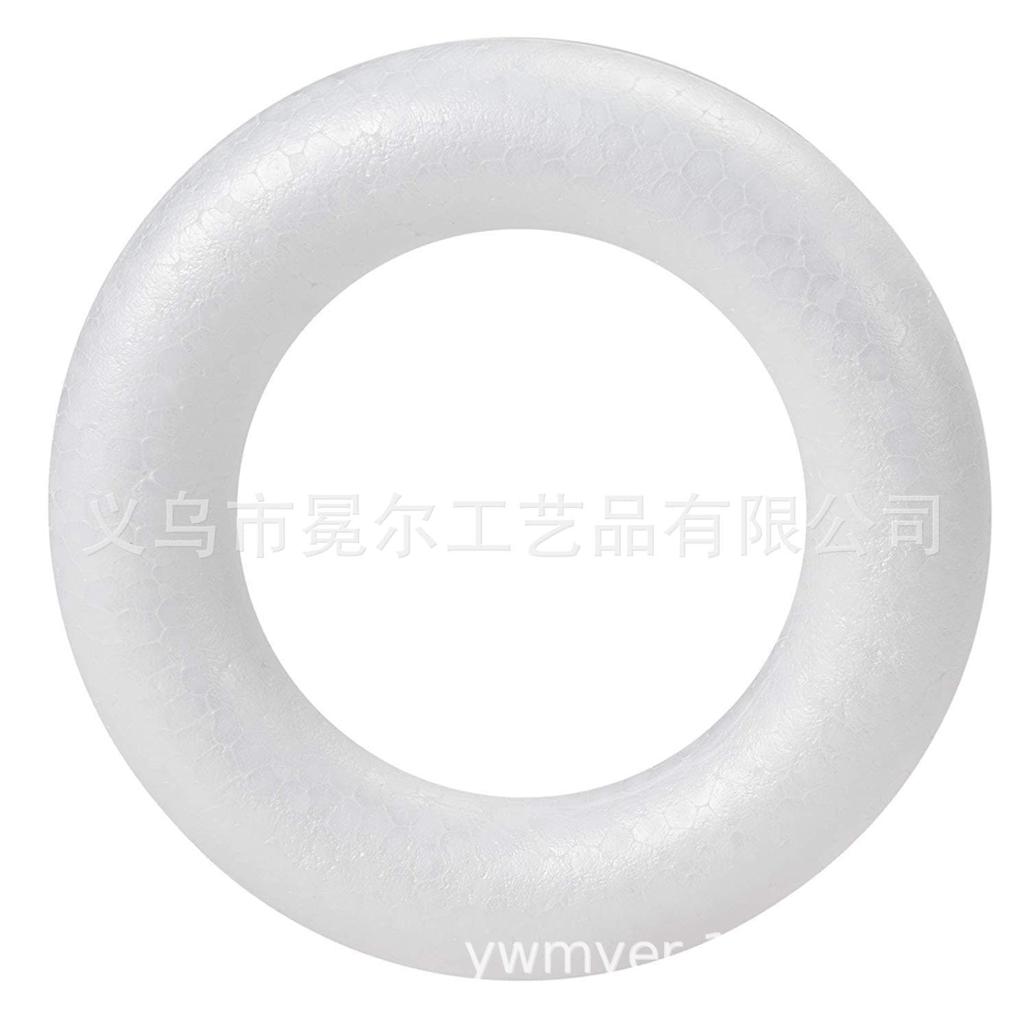 Factory Direct Foam Rings Foam Circles Wedding Decoration Wreath Base Children DIY Donuts
