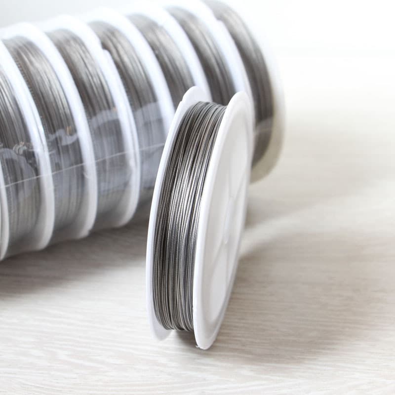 0.5/0.6mm diameter steel wire, seven strands in one, DIY jewelry accessories, beaded curtain accessories, fishing line.