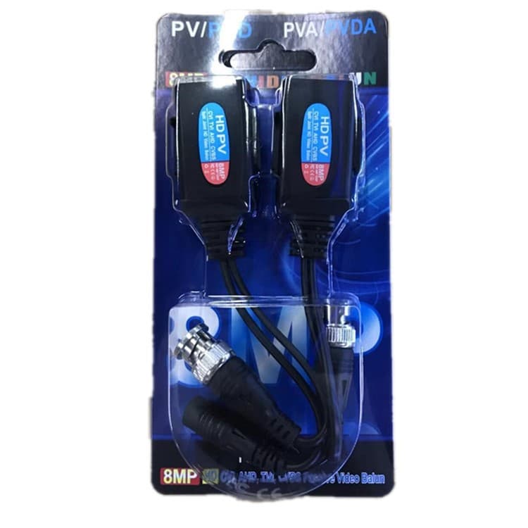 HDTVICVI AHD Power Video Two-in-One Passive Twisted Pair UTP Balun Coaxial HD Transmitter