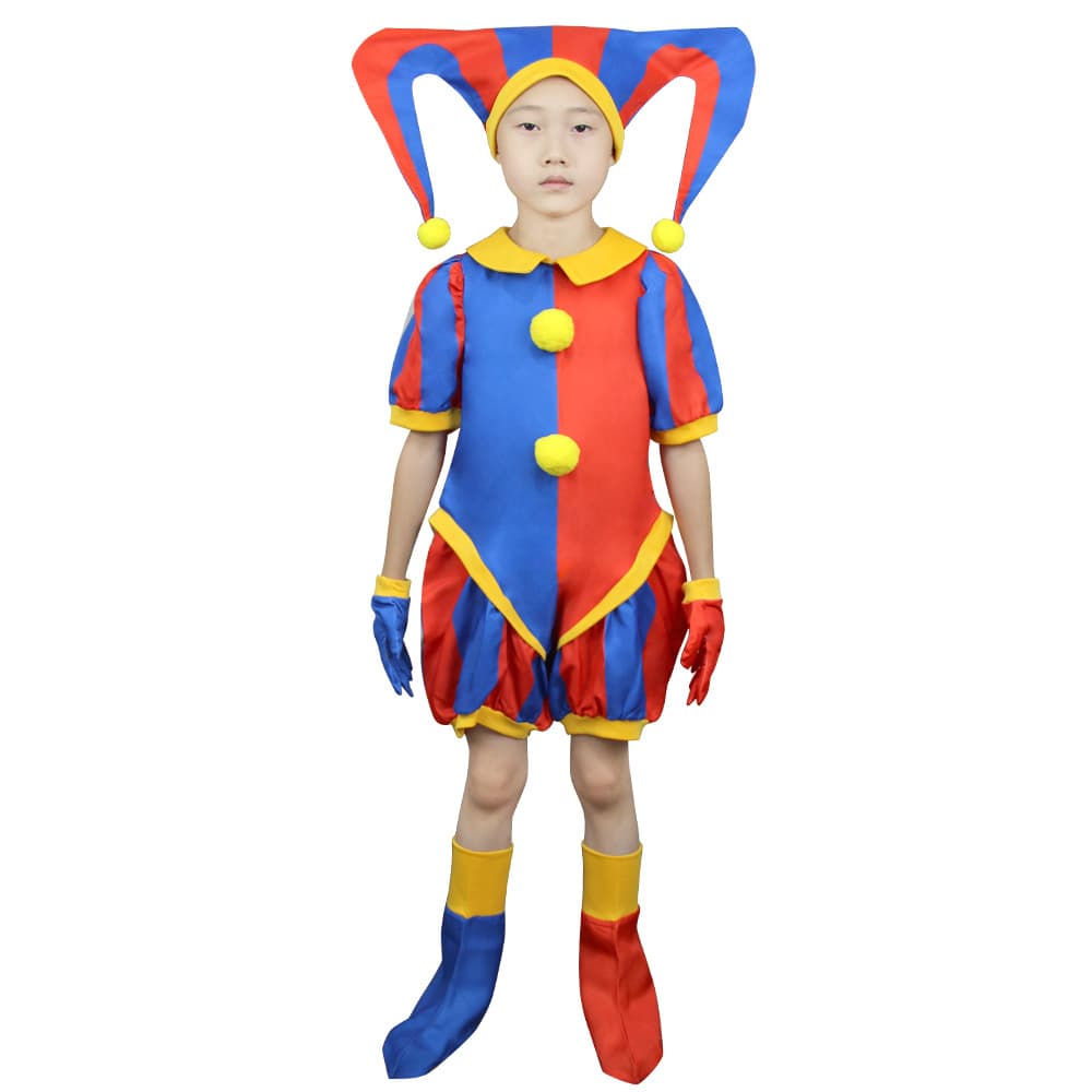 Magical Numbers Circus cos suit cosplay Pomni jumpsuit Pomni Halloween clown suit