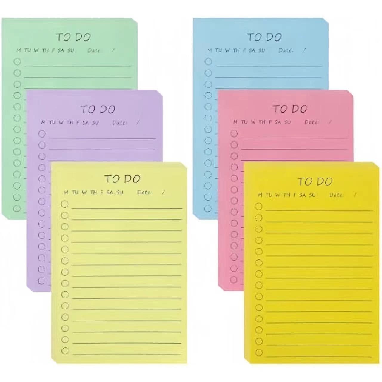 Jinglong Multi-Product Specific Entry Horizontal Sticky Notes, Colorful To-Do Morandi Color, Adhesive Message Stickers