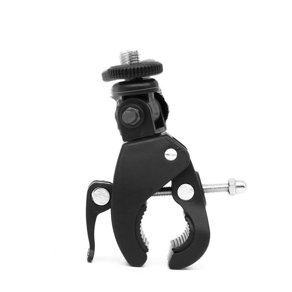 Phone Live Stream Stand Extension Clamp Large Diameter E-bike Bicycle Navigation Holder Swivel Accessories Crab Claw Clip