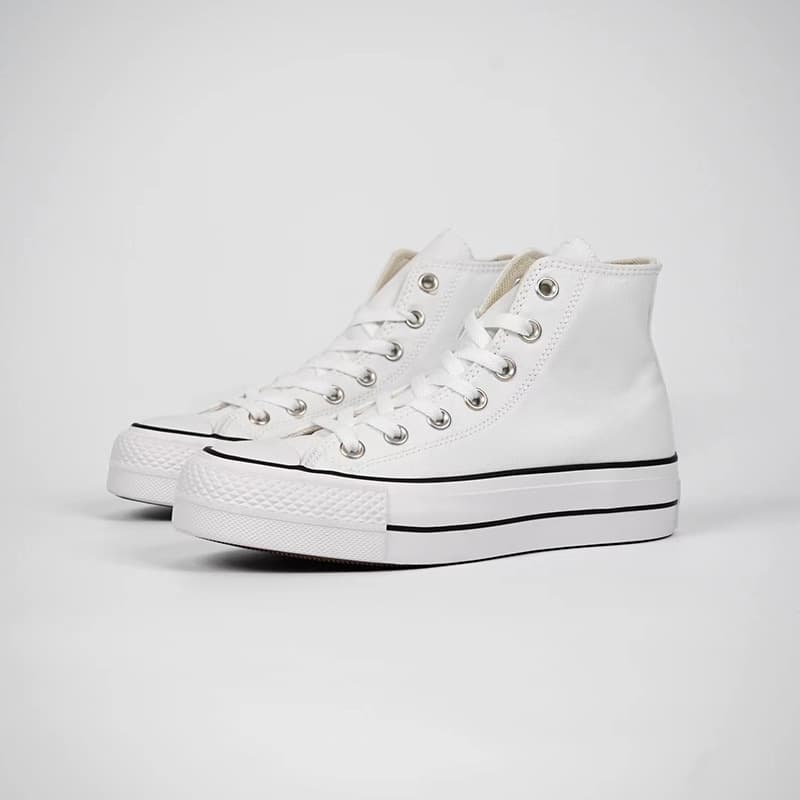 Maiqi Converse ALL Star Classic Thick Sole Height-Increasing Canvas Shoes for Men and Women, High and Low Top Chunky White Shoes, Putian Shoes