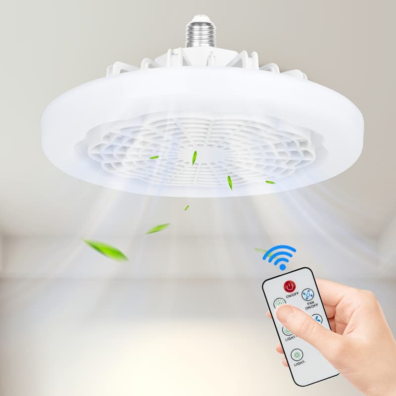 2026 New Cross-border Dropshipping Fan Light (with Remote Dimming and Wind Speed Control)