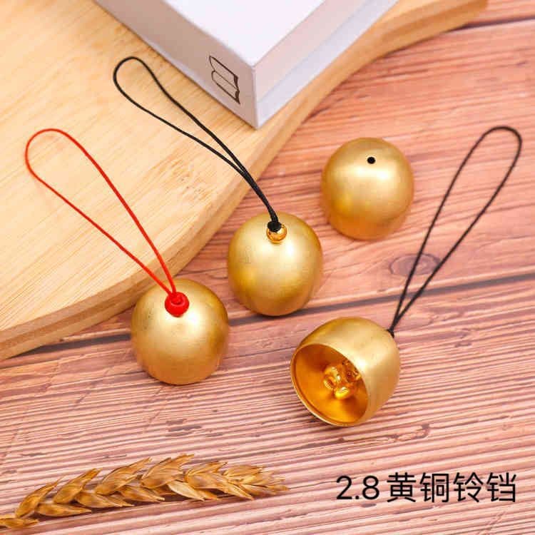 Wind chimes and brass bell accessories, brass bells with hammers that make a sound, small metal bells, wind chime DIY materials, Christmas bells