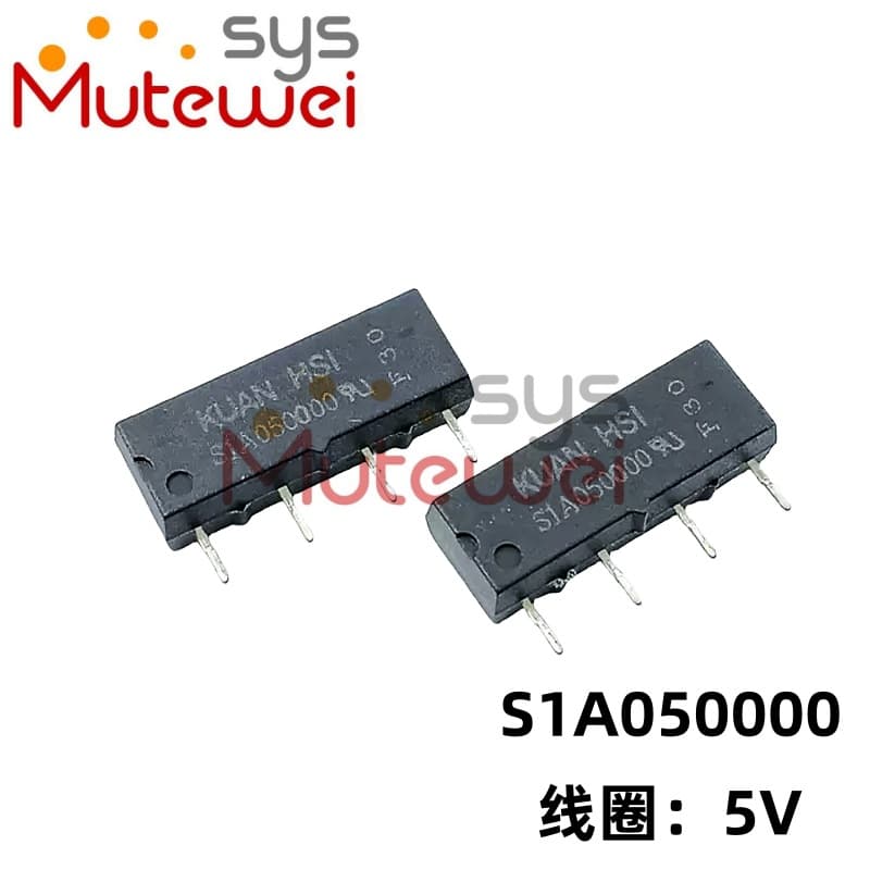 Taiwan KUAN HSI through-hole reed relay S1A050000 S1A120000 S1A240000.