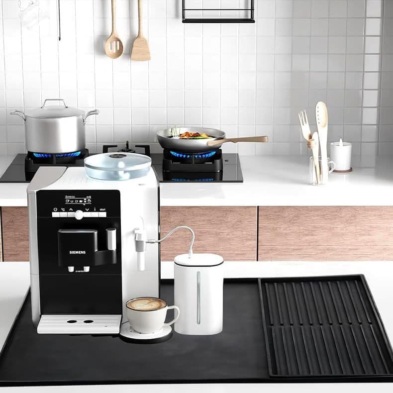 Factory spot silicone coffee machine mat anti-spill waterproof coffee machine tray mat multifunctional silicone storage mat simple