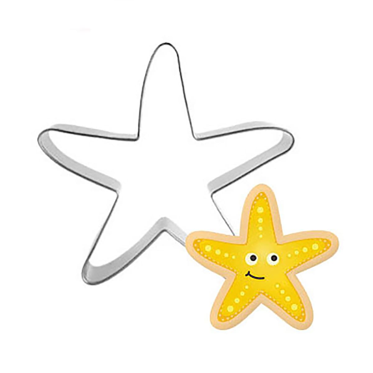 Starfish Stainless Steel Cookie Cutter Kitchen DIY Baking Tool Pastry Cookie Cake Mold Fruit Vegetable Cutter