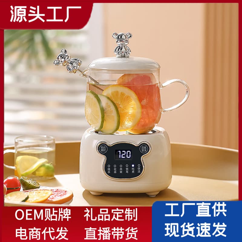 Gift Health Pot for One Person, Small Mini Multi-Functional Health Cup, Office Tea Kettle, Electric Stew Cup for Home Use