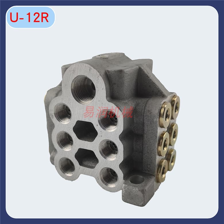 ISHAN Yuxiang Same Model Distributor Ward Punch Progressive Oil Distributor U-12R Oil Distribution Valve 12 Outlet Ports