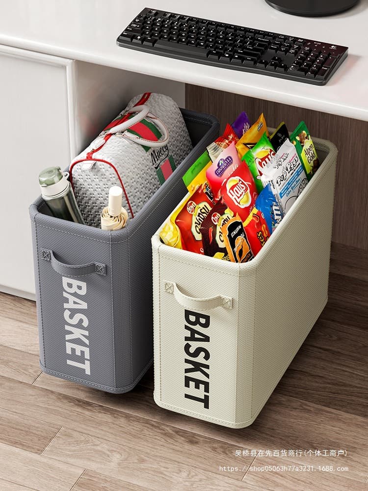Office Workstation Bag Storage Shelf Wheeled Small Trolley Student Dorm Desk Backpack Mobile Organizer