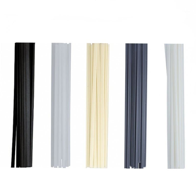 PP Plastic Welding Rods Round Triangular Twin-Strand White Black Flat Hot Air Plastic Welding Gun Rods PVC PE ABS
