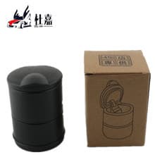 Car ashtray, universal flame retardant, exquisite creative, high-temperature resistant with cover, 4S universal ashtray