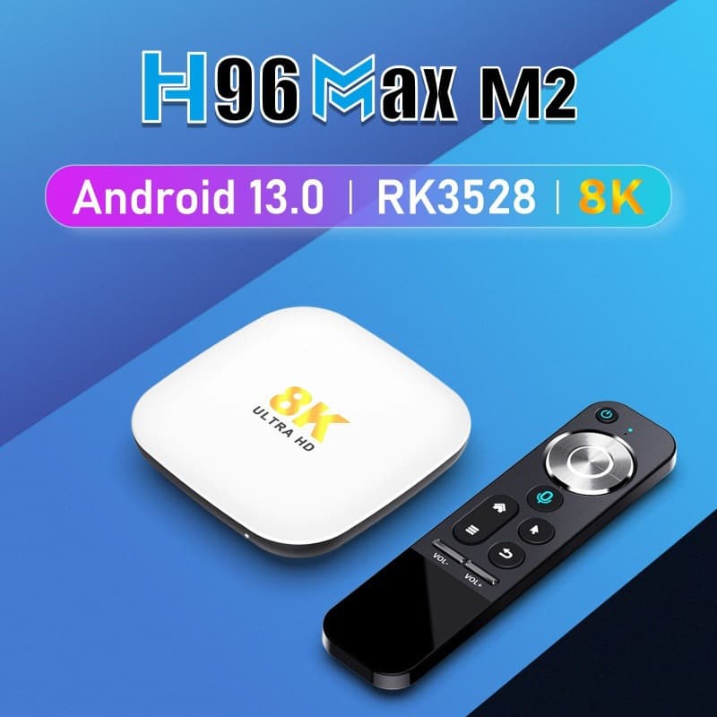 New H96Max M2 Android TV Box rk3528 4G/64G Android 13 Dual WiFi HD
