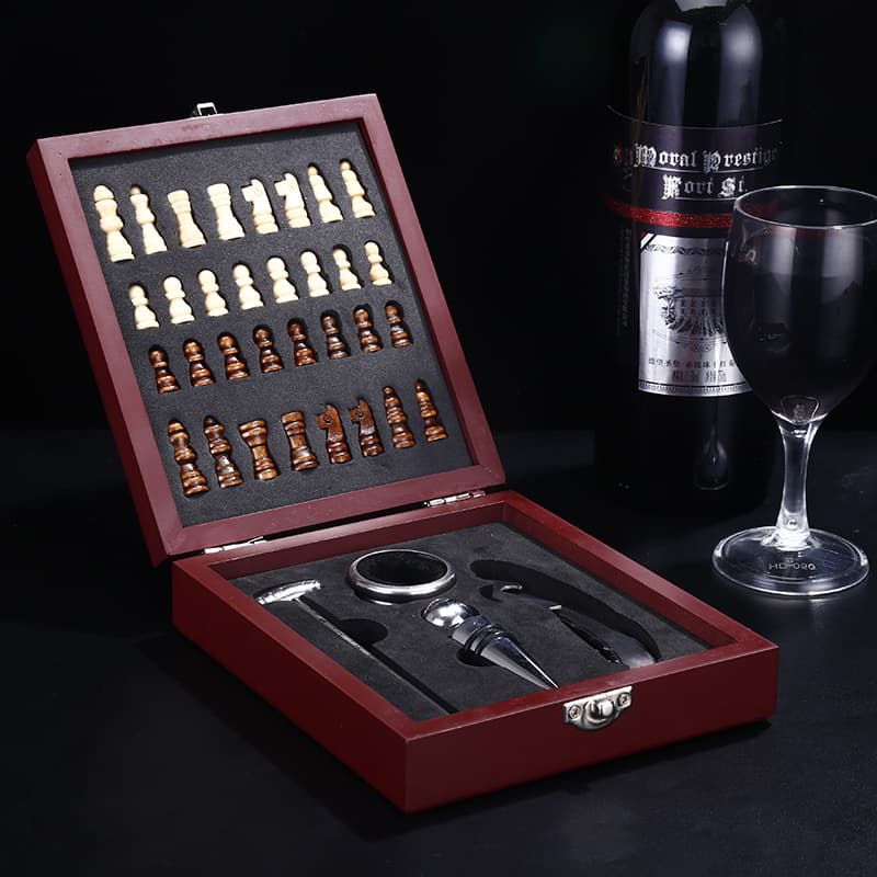 Home Wine Opener Gift Box Set 4-Piece Red Wine Corkscrew Set Waiter's Friend Wine Opening Tool Kit