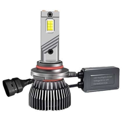 Dual Copper Tube White Light Automotive LED Headlight Bulb 12V 24V