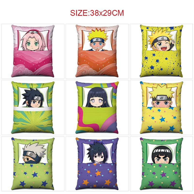 Naruto Plush Pillow Soft Home Sofa Cartoon Decorative Pillow Bedroom Bay Window Super Soft Cushion Nap Pillow