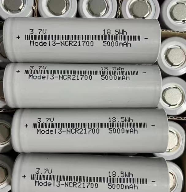 21700 battery cell 5000mah 10C power battery 3.7V electric car toy power bank battery cell lithium battery