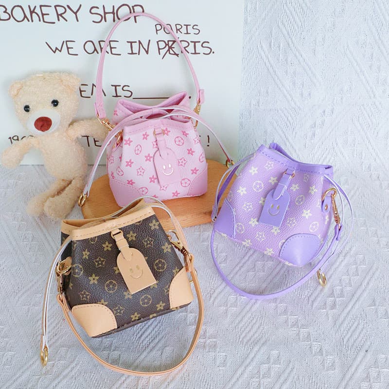 Premium Versatile Bucket Bag 2026 New Style Trendy Crossbody Bag Fashion Monogram Chain Mini Drawstring Shoulder Bag