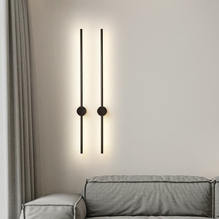 Rotatable Minimalist Slim Luxury Wall Lamp, Modern Simple Living Room Background Wall Light, Nordic Creative Bedroom Headboard Light