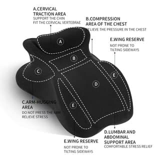 Bed Stomach Sleeping Pillow, Headrest Lounging Pillow for Phone Use, Leg Pillow, Waist Support Pillow for Reading and Sleeping, Lumbar and Abdomen Heating Pillow