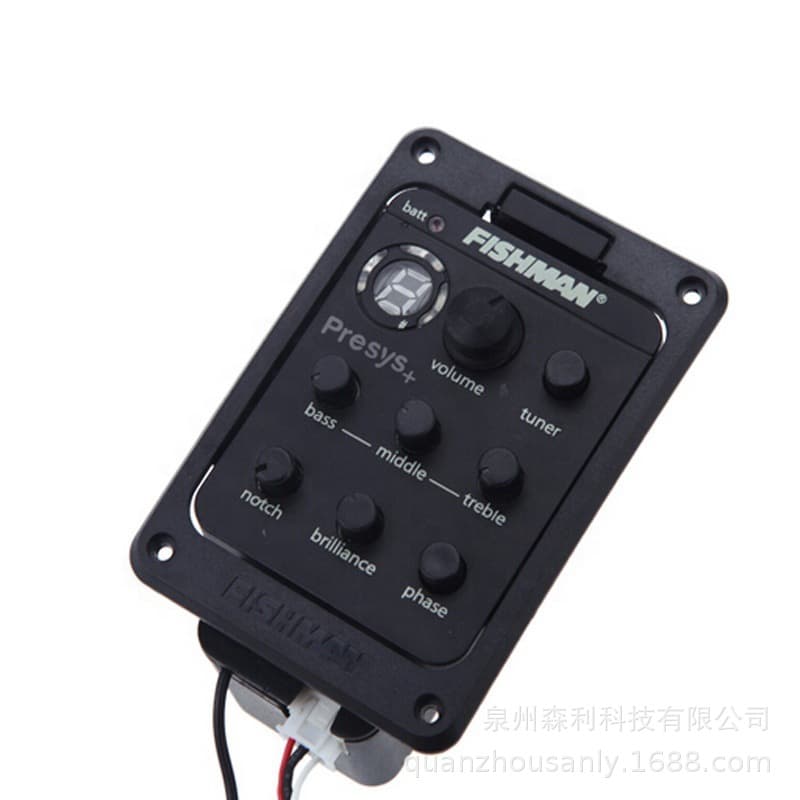Fisherman's Guitar Pickup Eq Box Equalizer 201 301 Folk Guitar Accessories Lcd Tuning Musical Instrument Parts
