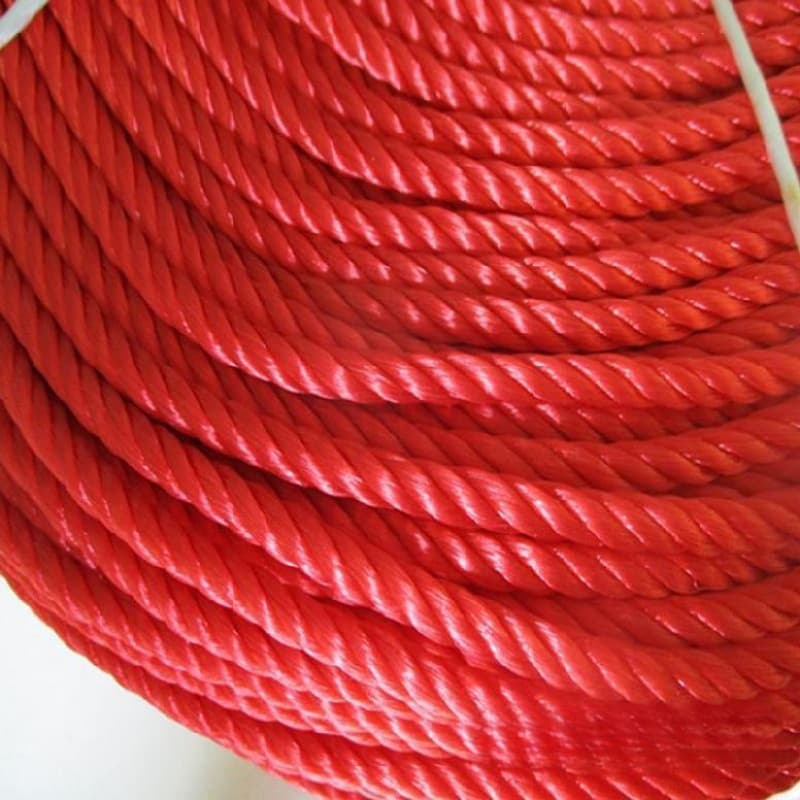 White Nylon Rope, Three-Strand Packing Straps, Packaging Cord, Red Lantern Hanging Rope, Fine Handwoven String