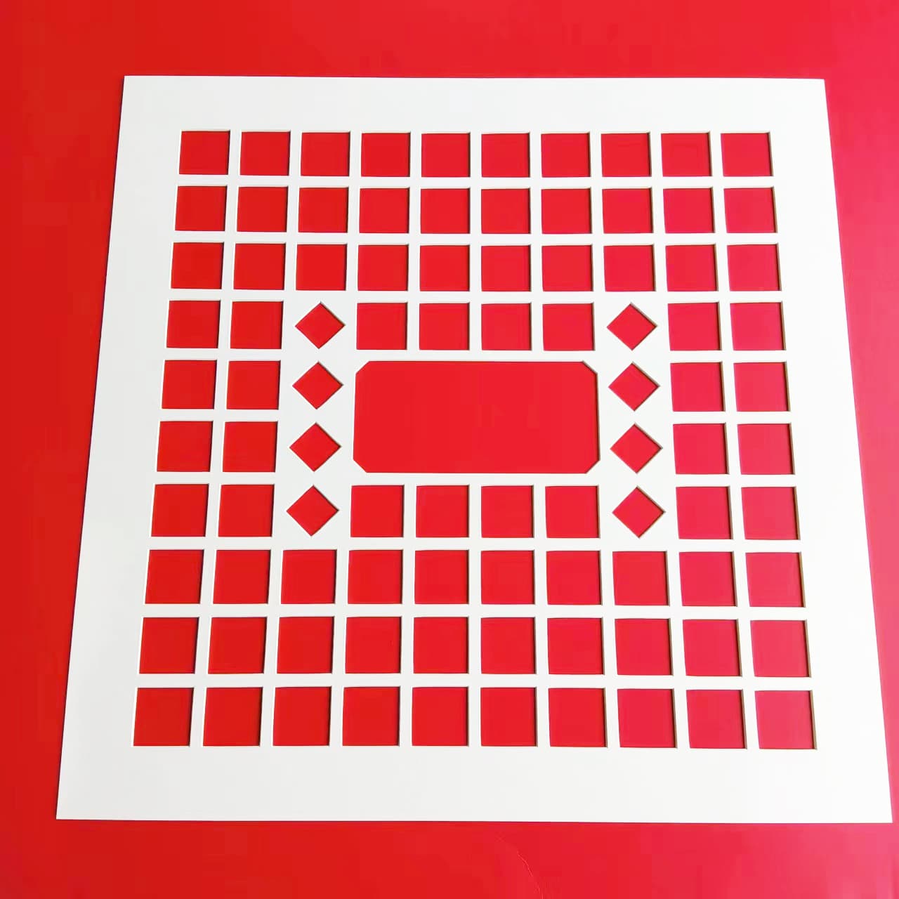 New Marriage Certificate Specialty Cardstock Multi-slot Frame Mat Gold Stamping Irregular Opening Frame Mat