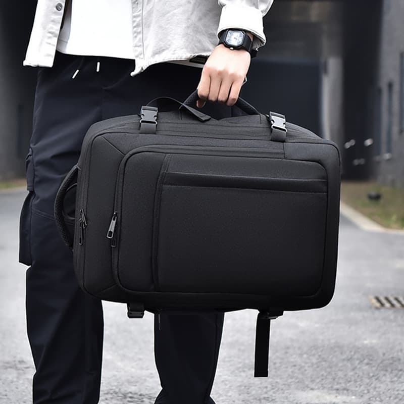 Cross-border Lightweight Men's Backpack for Business Travel, Premium Multi-functional Laptop Bag, Expandable Commuter Carry-on
