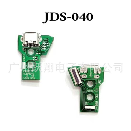 Charging Port Board with Breathing Light for PS4 Controller JDS-040, JDS040 USB Charging Port Board