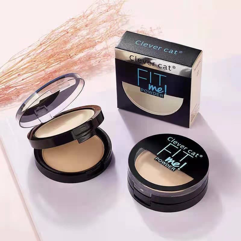 Smart Cat Two-Layer Compact Powder Setting Powder Concealer Wet Powder Loose Powder Finishing Powder Refreshing