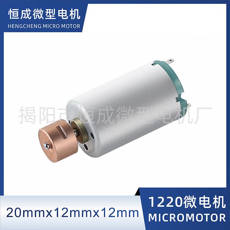 1220 Electric Toothbrush Vibrating Motor, Small Fan Motor, Massager, Remote Control Car Toy, Brush Motor Customization