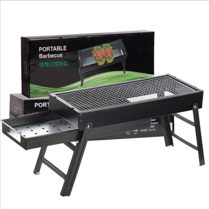 Foldable Barbecue Grill for Home Gatherings, Portable Charcoal Grill for Outdoor Picnics, Wholesale Gift