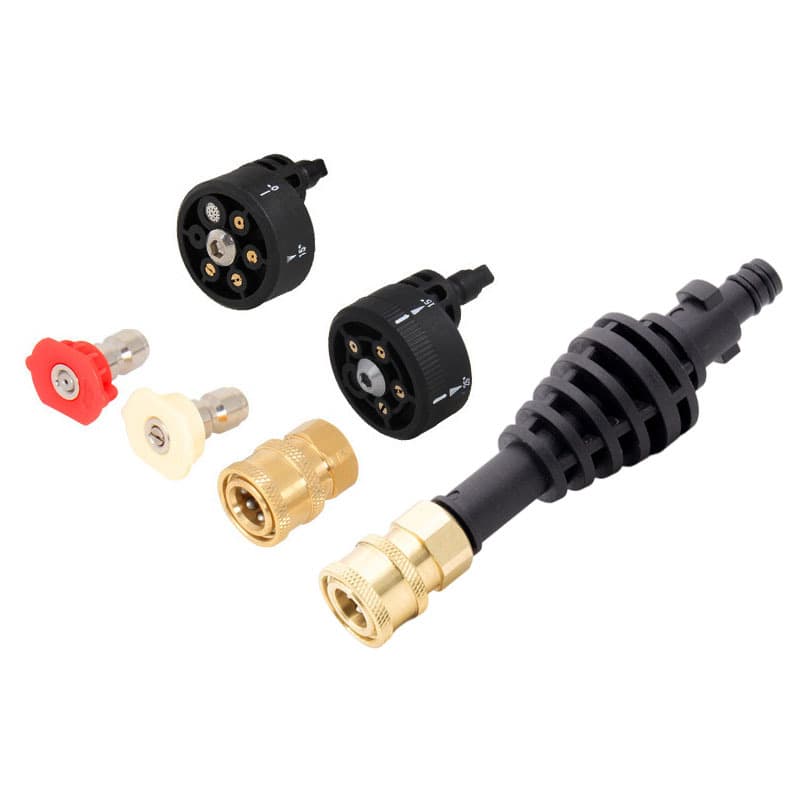 Cross-border cleaning machine nozzle with five and six gears for watering flowers and washing cars, multifunctional six-in-one high-pressure rotating nozzle for lithium battery