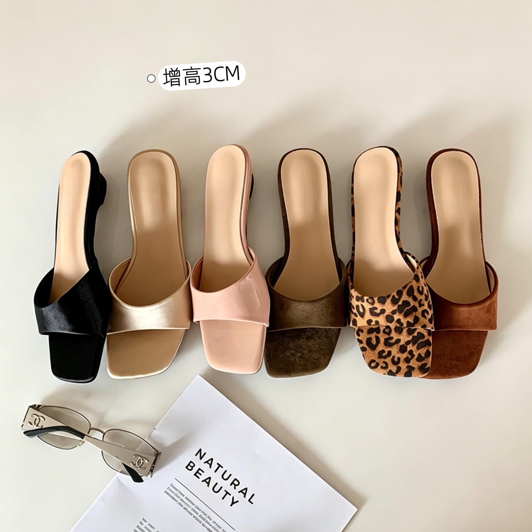 Grape Ma Same Style French Low Heel One-Strap Sandals for Women, Summer Wear, Elegant Simple Fairy Style Sandals