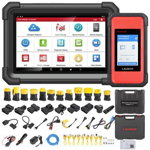 Launch X431 PRO3S+ SmartLink HD for 12V & 24V, Compatible with Diesel and Gasoline, UK and European Version