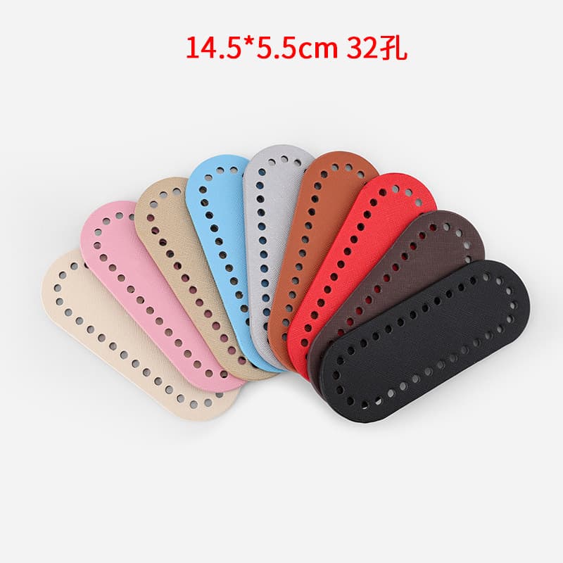 DIY HyunA-style woven bag 14.5*5.5 phone bag, coin purse bag base accessory, crochet women's bag leather bottom plate