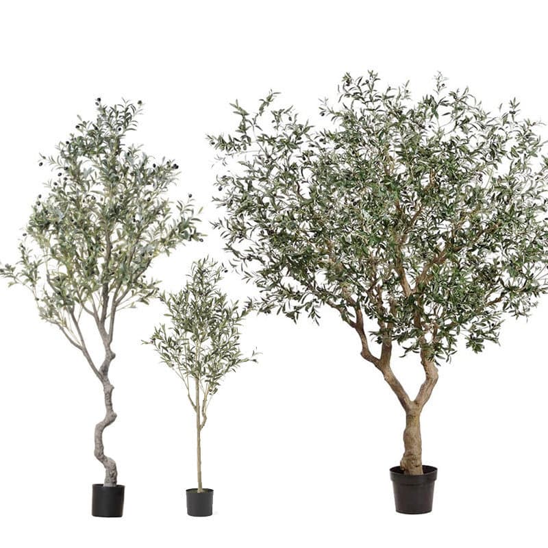 Nordic style simulated olive tree indoor floor-standing green plant simulated potted landscape decoration for home decoration