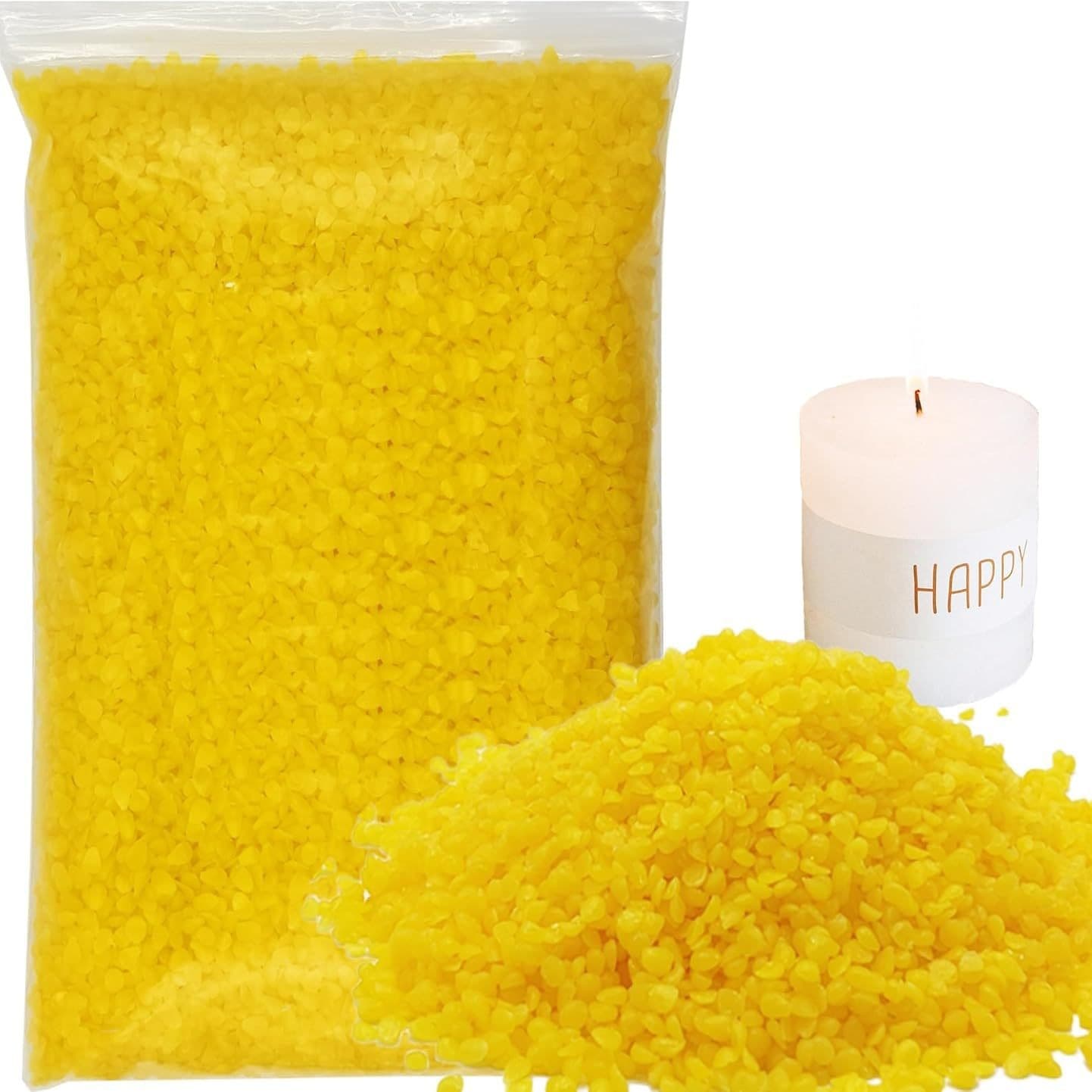 Yellow Beeswax Soy Wax Yellow Beeswax for Candle Making Skincare Lip Balm Lotion DIY Soap Scented Candles