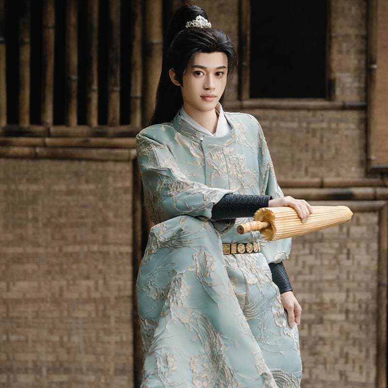 Tang-style Round Collar Robe Men's New Autumn/Winter Ancient Style Hanfu Ming-style Dao Robe Youth Traditional Chinese Men's Clothing