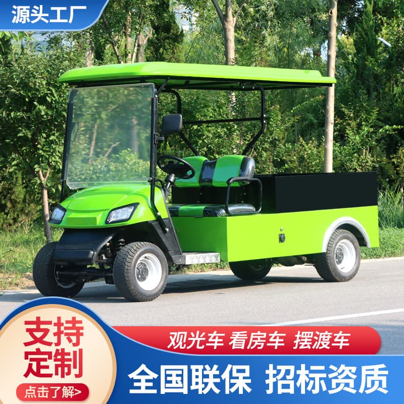 Golf cart tourist attraction campus reception electric car new car electric sightseeing car