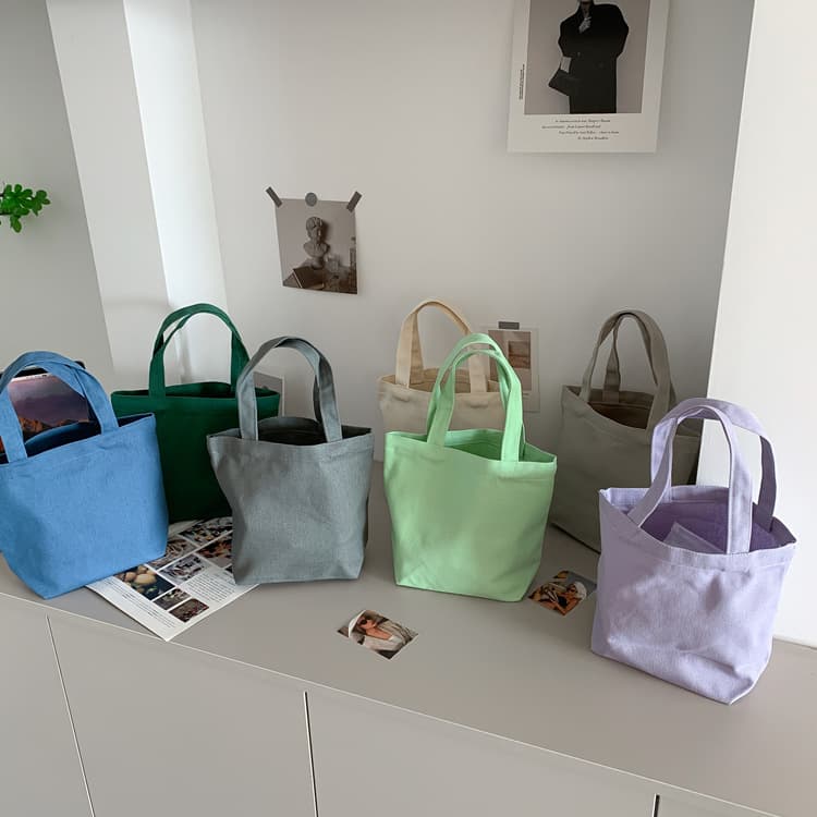 Simple Lunch Bag Insulated Tote for Students, Office Workers, Japanese Style Lunch Box Carrier