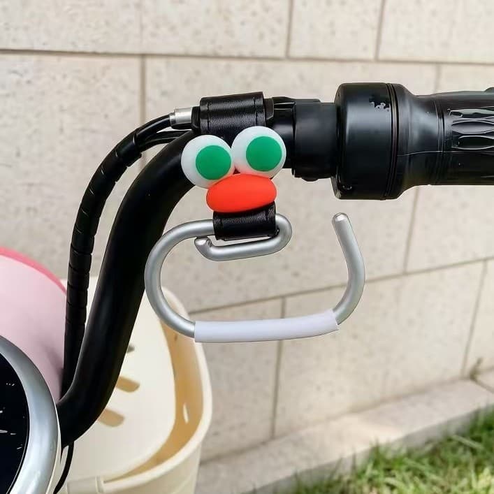 Electric vehicle hook front-mounted universal cartoon creative cute storage artifact good thing strong load-bearing hanging hook
